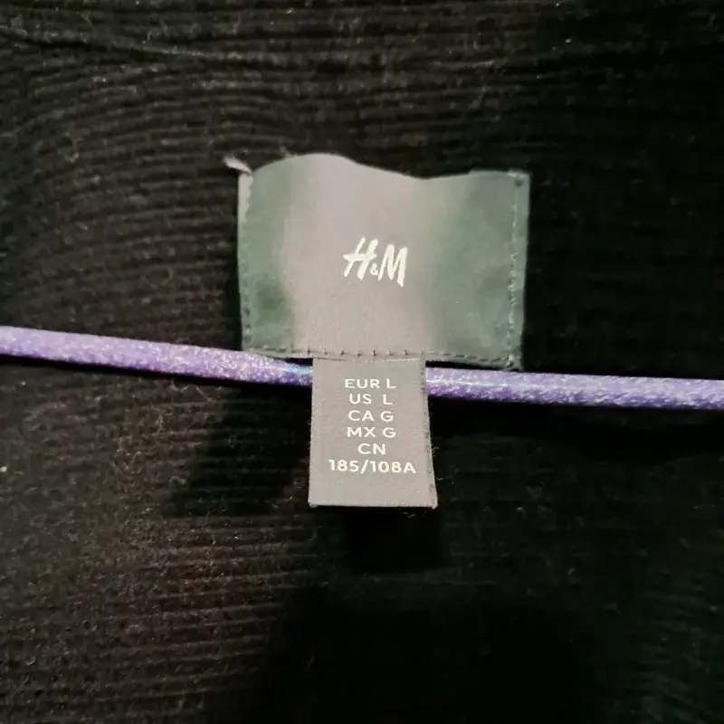 Chaqueta oversize negra H&M - 4