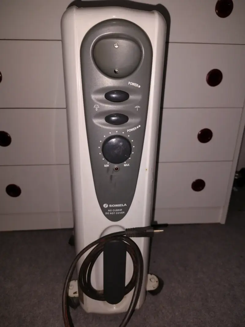 Calefactor eléctrico Somela gris - 1