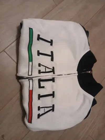 Chaqueta Italia blanca y negra - miniatura 3
