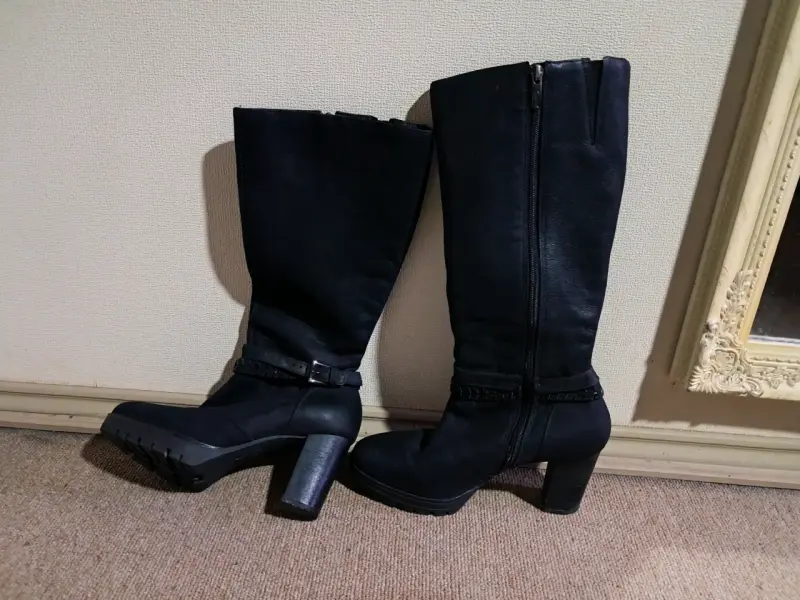 Botas negras de tacón alto Gacel - 3
