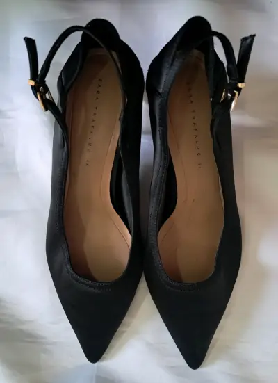 Zapatos de tacón negros Zara - miniatura 4