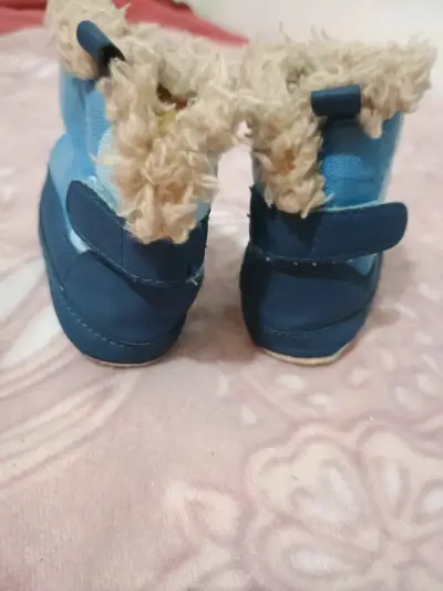 Botitas térmicas para bebé azul - miniatura 2