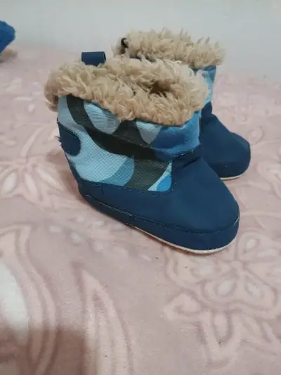 Botitas térmicas para bebé azul - miniatura 3