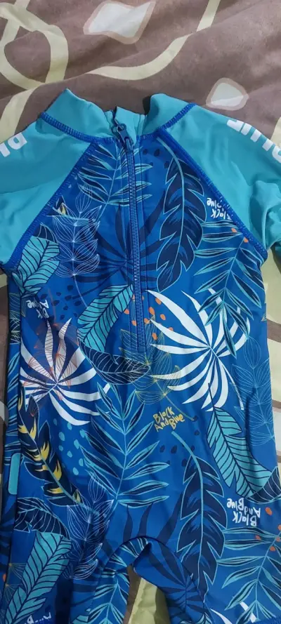 Traje de baño UV infantil azul - miniatura 3