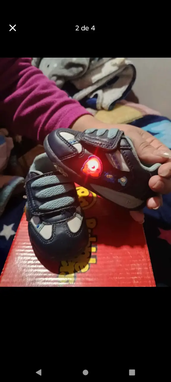 Zapatillas infantiles con luces - 2