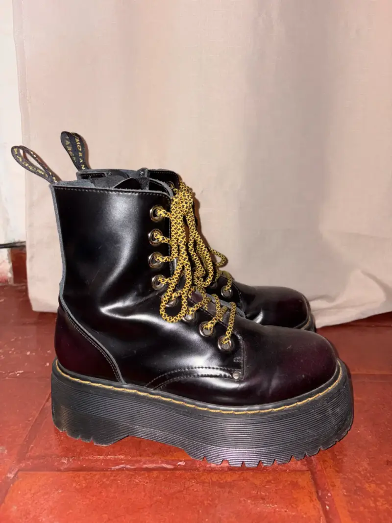 Botas plataformas negras cmoran - 2