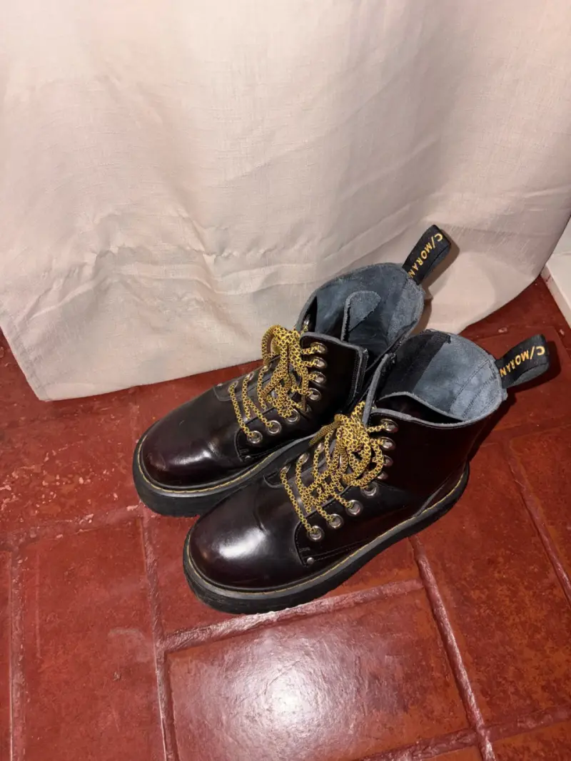 Botas plataformas negras cmoran - 4
