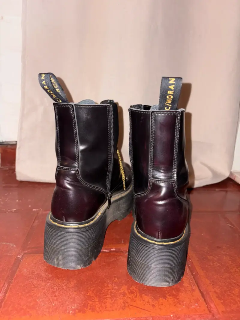 Botas plataformas negras cmoran - 5