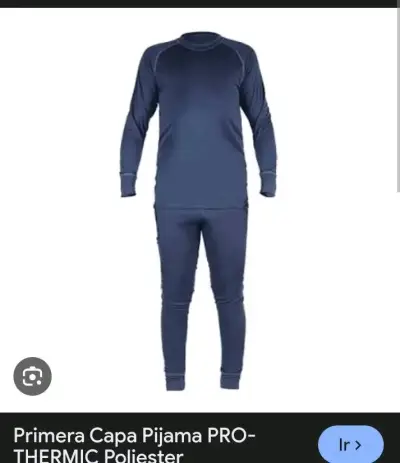 Pijama ,tela respirable  azul para hombre - miniatura 2