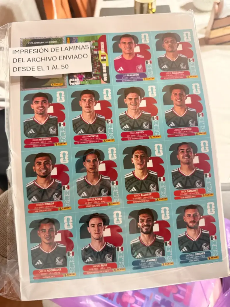 Álbum de láminas Mundial 2026