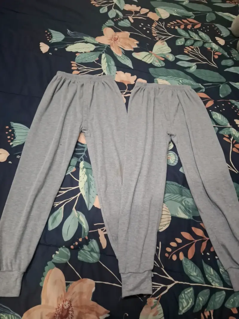 Pantalones de pijama gris - 1