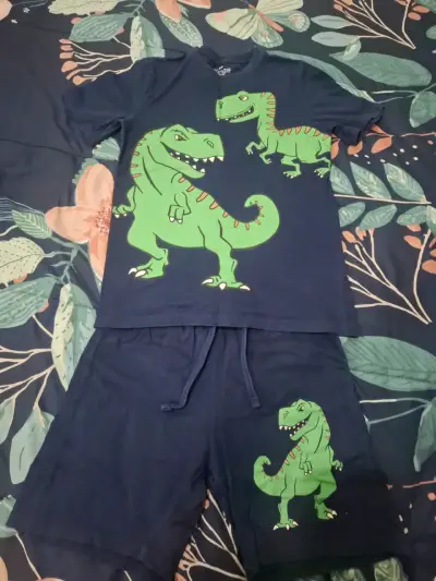 Polera niño azul estampada - miniatura 3