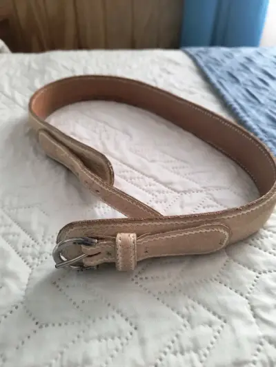 Correa de cuero beige - miniatura 1
