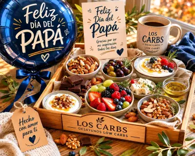 Caja de desayuno mediterráneo para papá en su día - miniatura 2