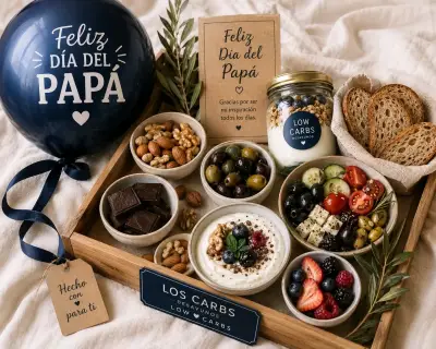 Caja de desayuno mediterráneo para papá en su día - miniatura 3