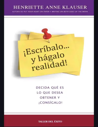 Libro 'Escríbalo y hágalo realidad' - miniatura 1