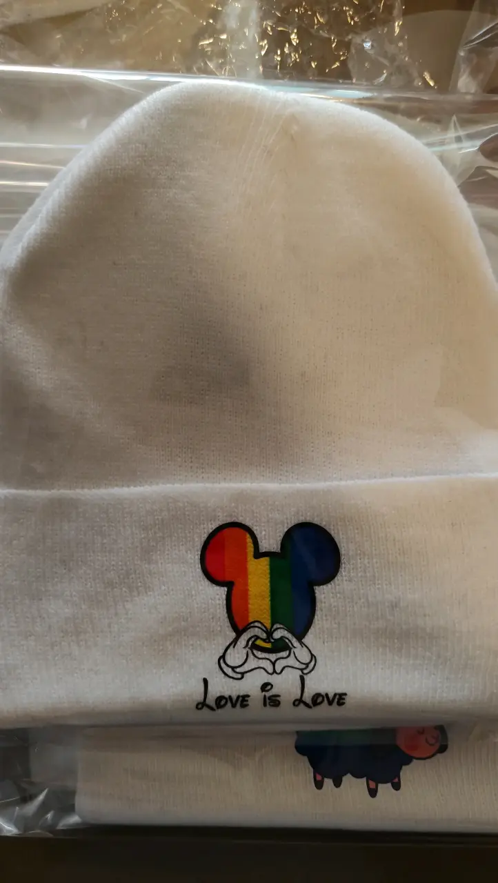 Gorro blanco con estampado colorido - 3