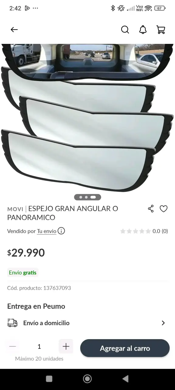 Espejo retrovisor para auto - 5