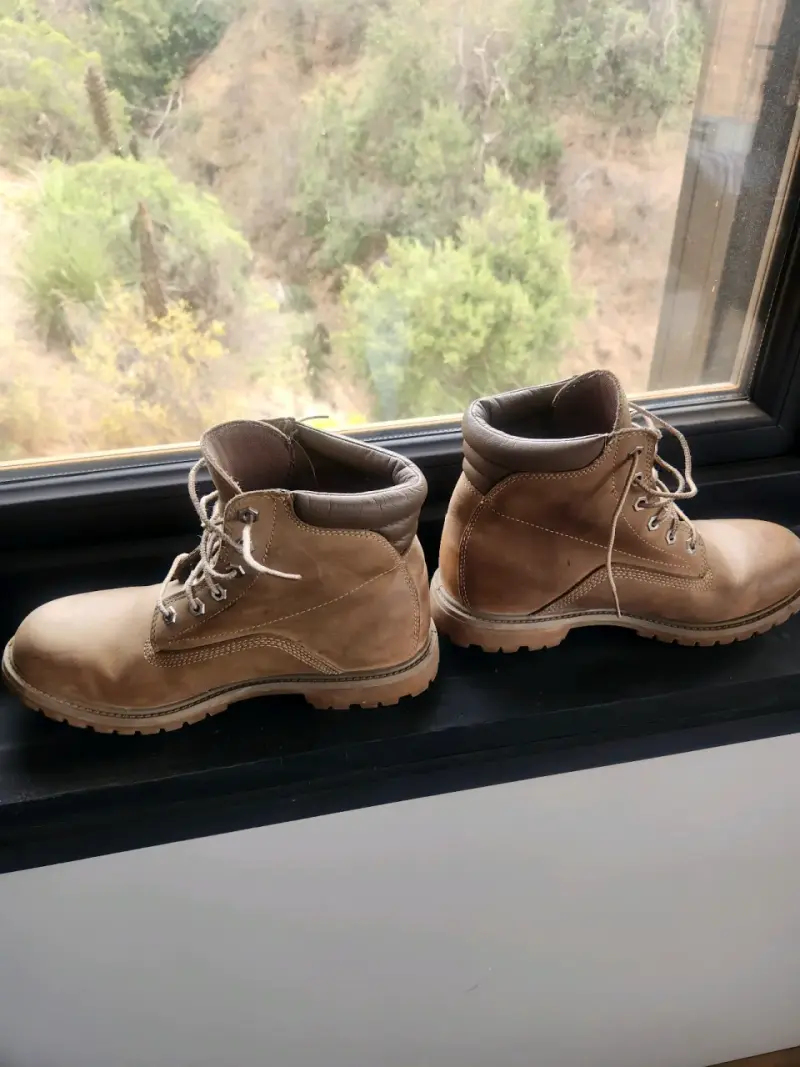 Botas de cuero beige - 3