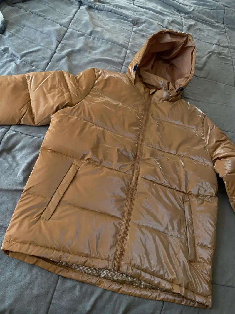 Chaqueta acolchada marrón - 1