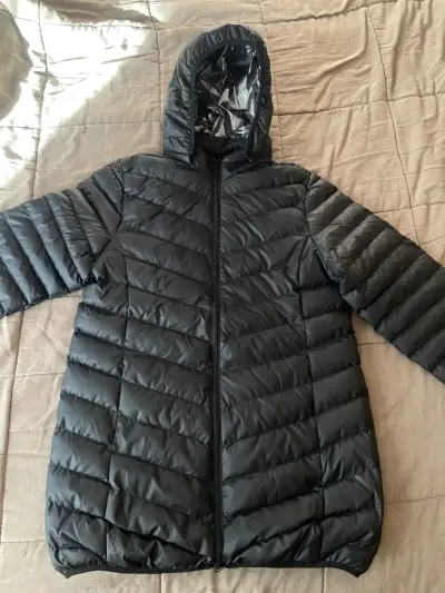 Parka negra acolchada - miniatura 2