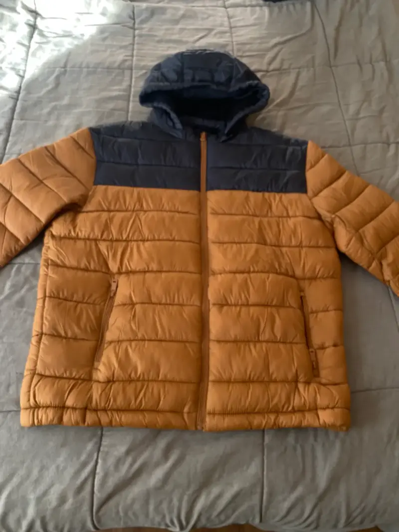 Chaqueta acolchada color mostaza - 2