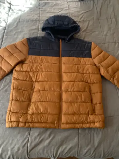 Chaqueta acolchada color mostaza - miniatura 2