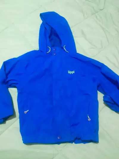 Chaqueta azul con capucha lippi - miniatura 1