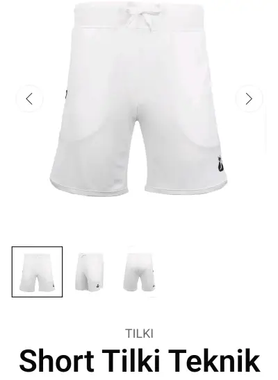 Short blanco Tilki Teknik - miniatura 1