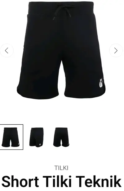 Short blanco Tilki Teknik - miniatura 2