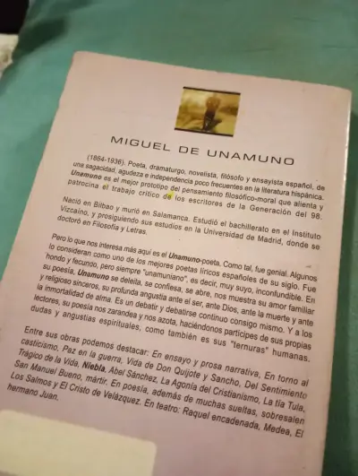 Libro Niebla - Miguel De Unamuno (Clásico Literatu - miniatura 2