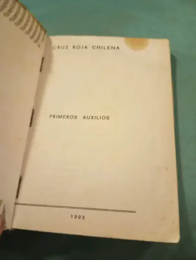 Antiguo Manual Primeros Auxilios Cruz Roja Chilena - miniatura 2