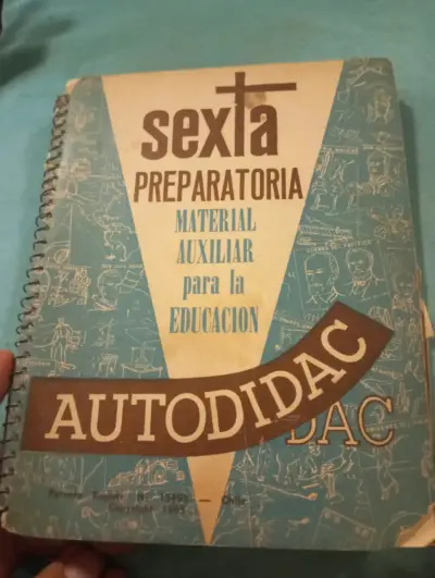 Antiguo Libro Sexta Preparatoria Autodidac (1965) - miniatura 1