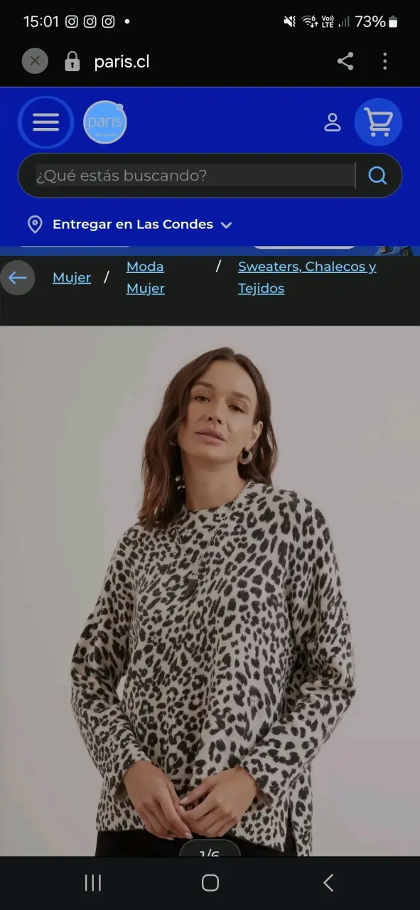 Suéter estampado leopardo - 2