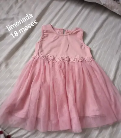 Vestido rosado Limonada - miniatura 1