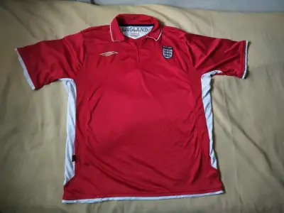 Camiseta roja Inglaterra Umbro 2006 - miniatura 1
