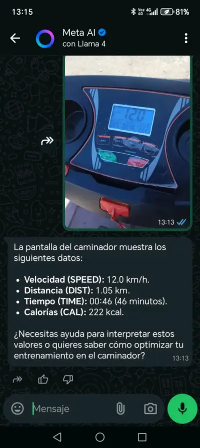 Caminadora eléctrica en buen estado - miniatura 1