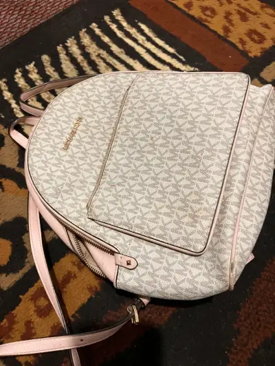 Mochila blanca Michael Kors - miniatura 1