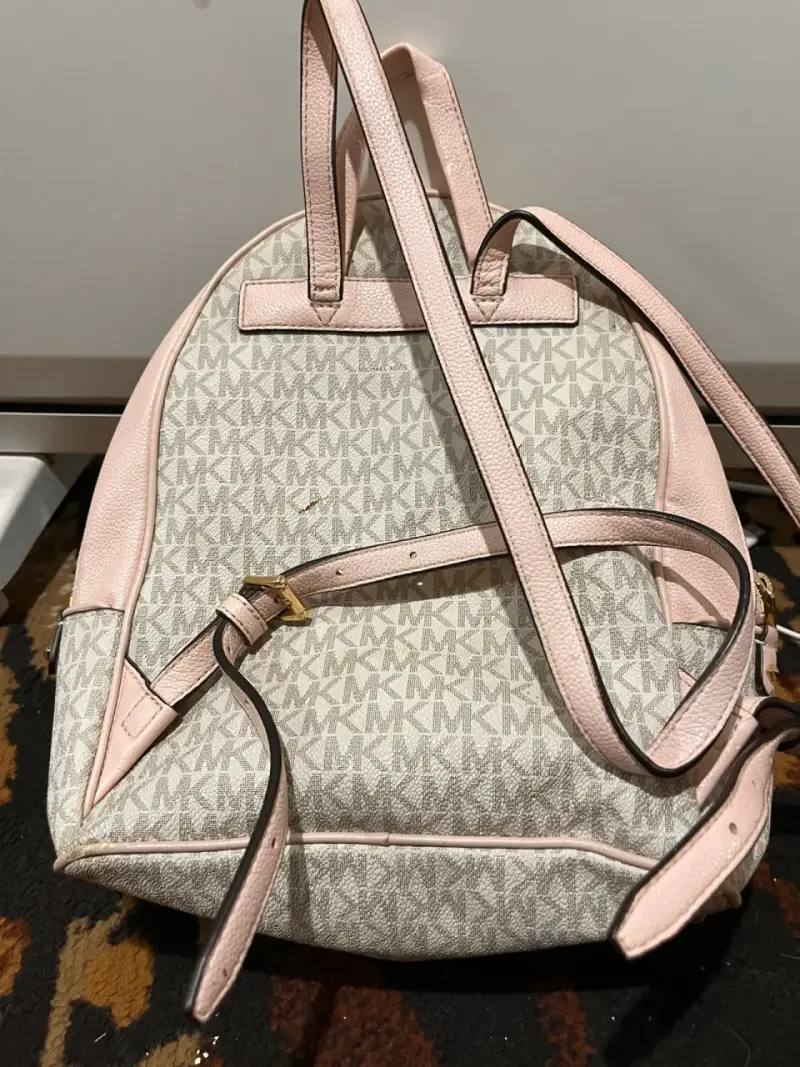 Mochila blanca Michael Kors - 5