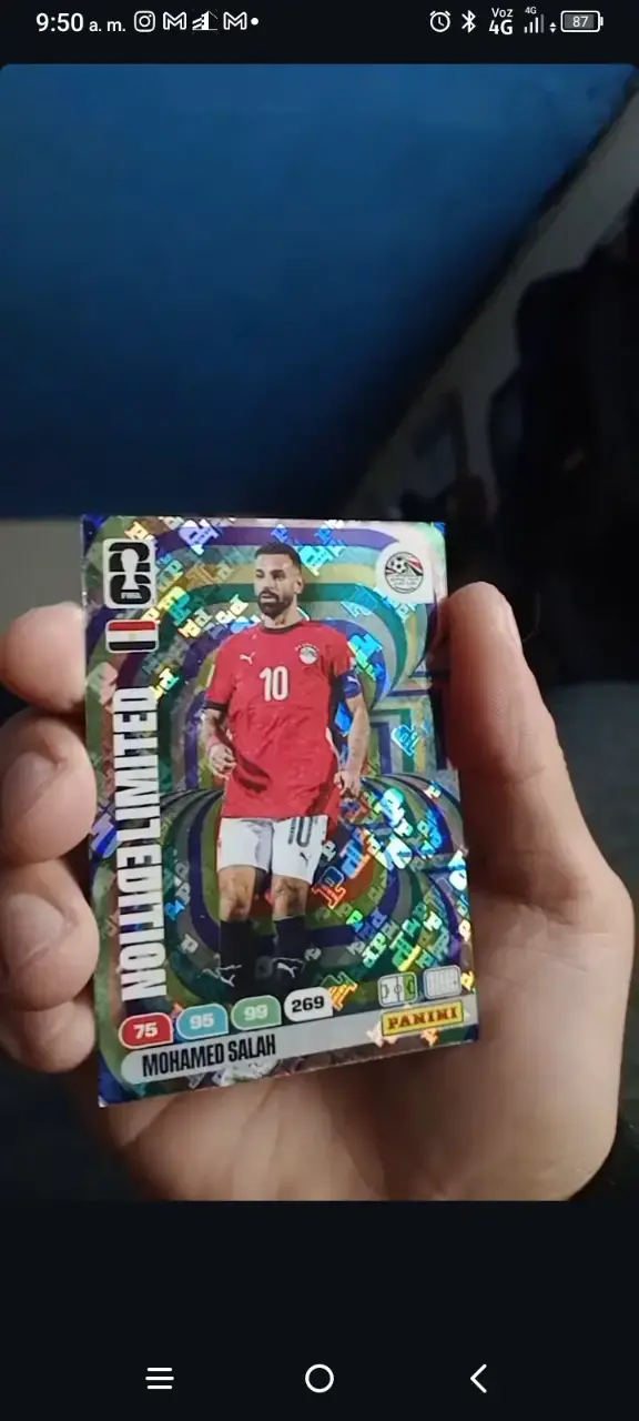 Tarjeta edición limitada Panini - 1