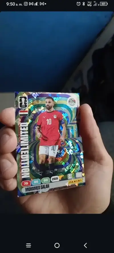 Tarjeta edición limitada Panini - miniatura 1