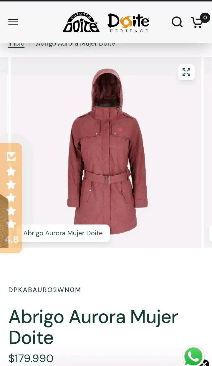 Abrigo Aurora Mujer Doite