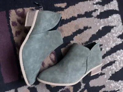 Botines verde  oscuro mujer - miniatura 3