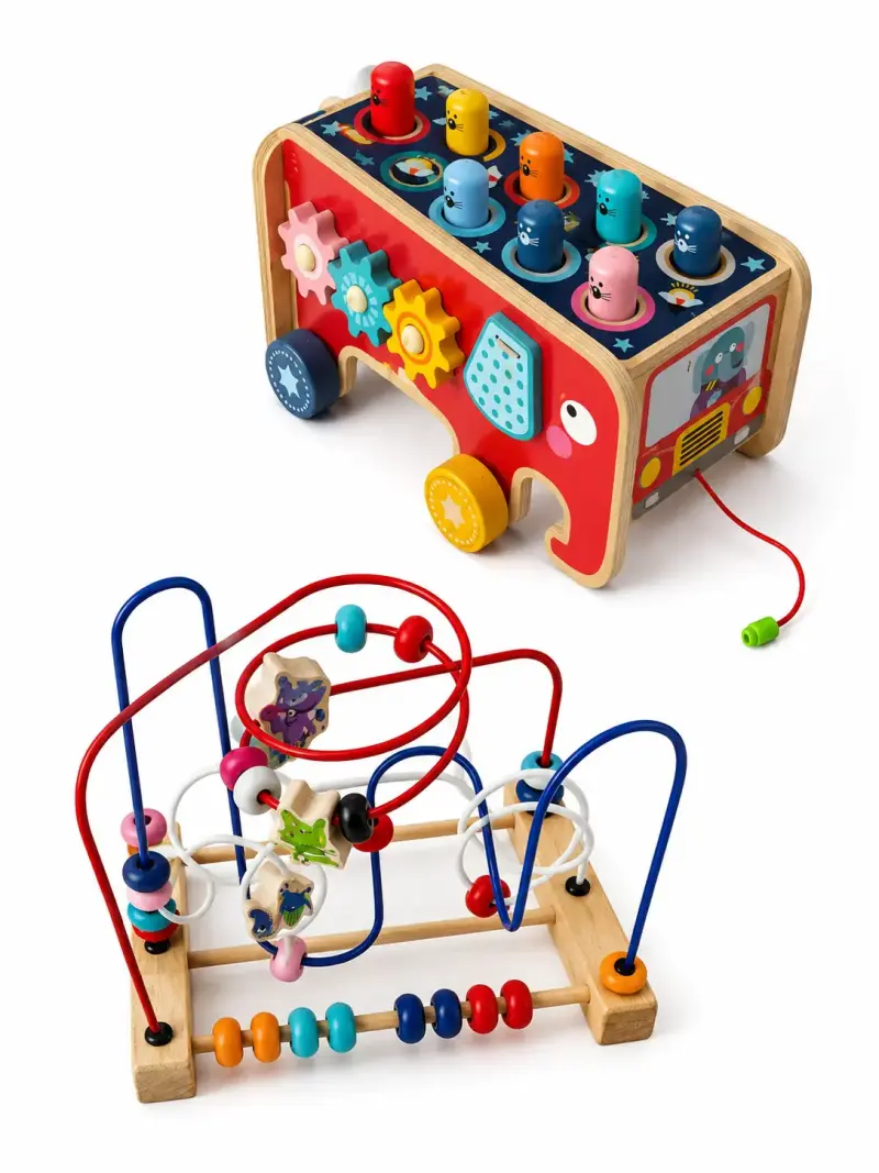 Ser de Juguetes de madera infantil - 2