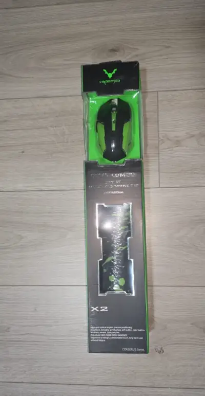 Mouse pad + Mouse Gamer nuevo - miniatura 1