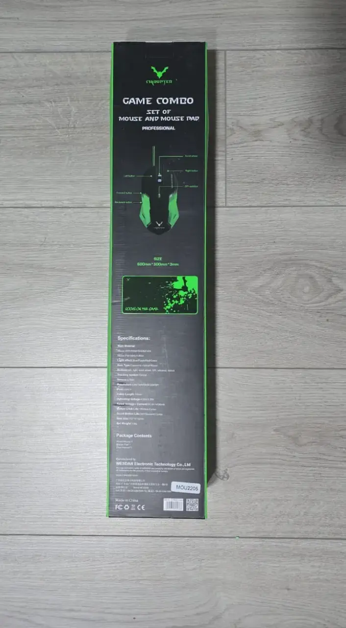 Mouse pad + Mouse Gamer nuevo - 3