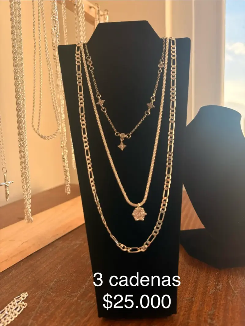 Collar trenzado de plata - 6