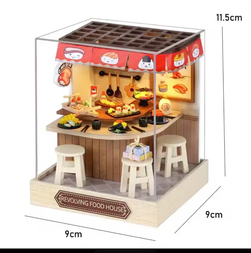 Casa miniatura Rompecabezas 3d - 2