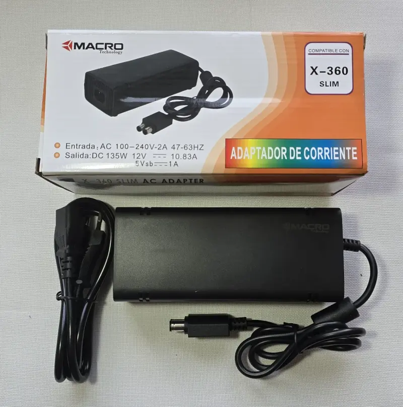 Fuente - Adaptador de Corriente para X-360 Slim - 2