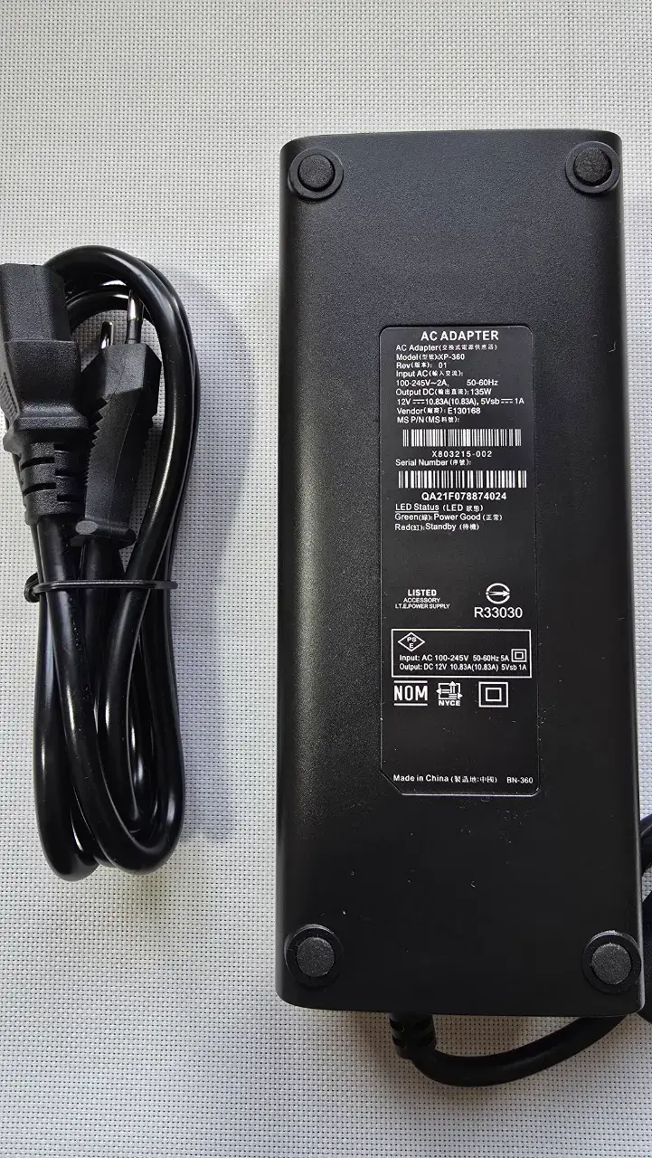 Fuente - Adaptador de Corriente para X-360 Slim - 4